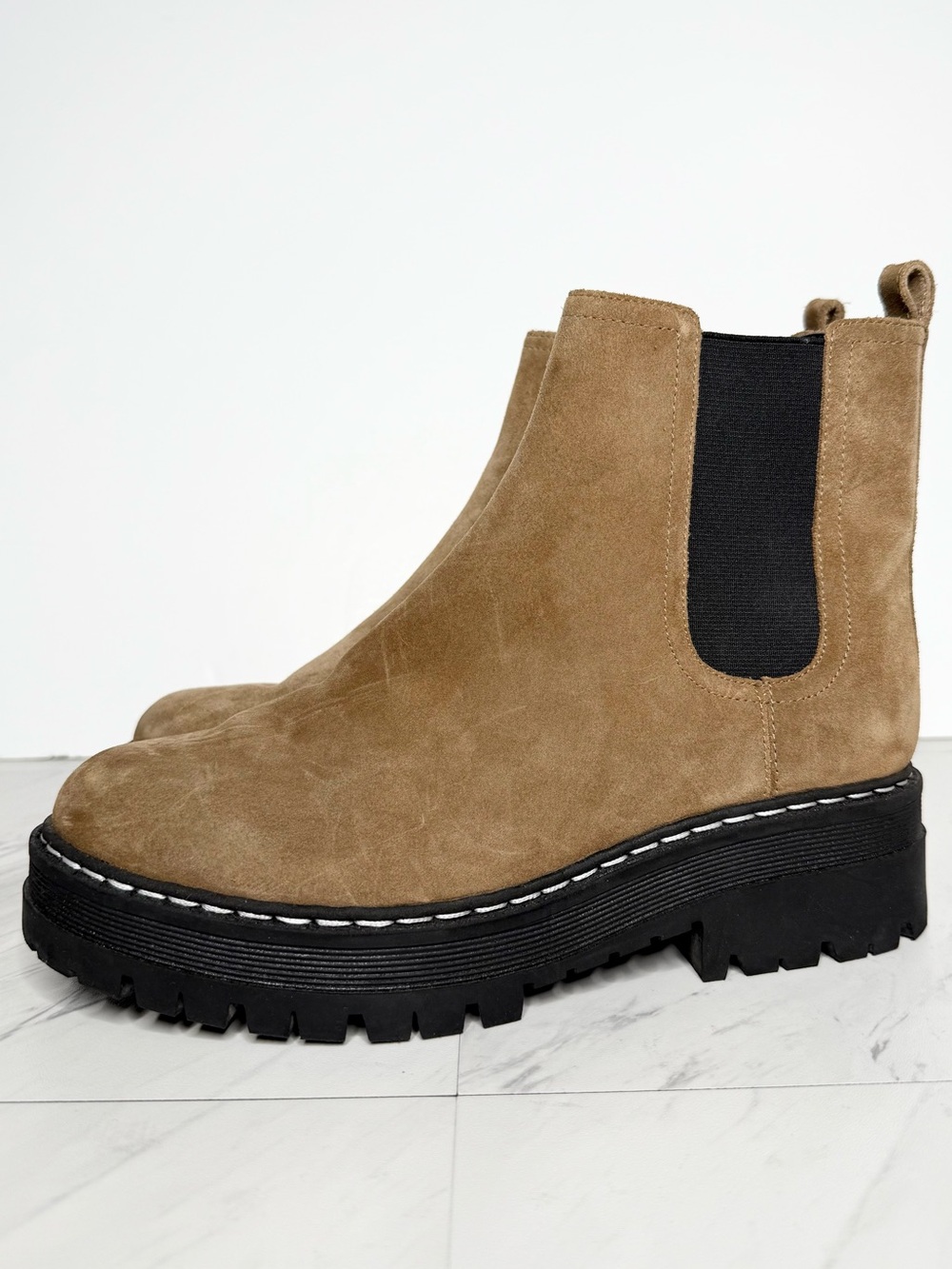 Marc Fisher Padmia Lug Sole Boot 8M